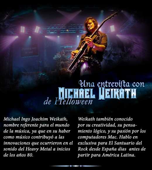 Exclusiva entrevista con Michael Weikath de HELLOWEEN en Colombia 2011 – Seven Sinners Tour 2011