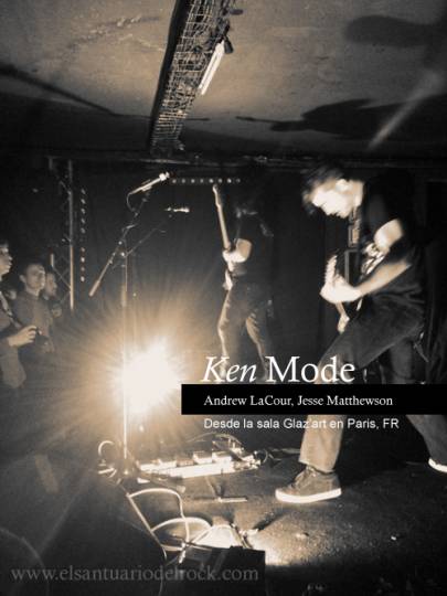 Reseña concierto Kylesa, Circle takes the square, Ken Mode en Glazart de Paris 2012