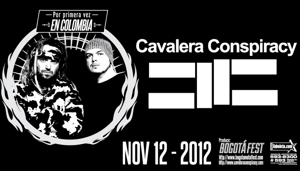 Reseña concierto CAVALERA CONSPIRACY en Colombia 2012, Nov 12 Teatro Royal Center de Bogota