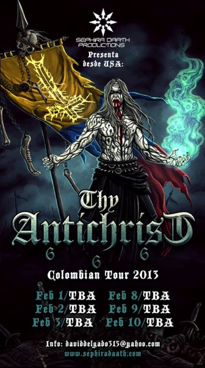 Thy Antichrist en Colombia 2013