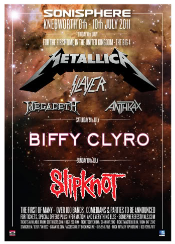 Slipknot Live Sonisphere Festival 2011- Knebworth, Inglaterra