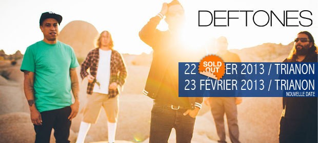 Reseña concierto DEFTONES  + LETLIVE en Francia 2013, Feb 22 – Feb 23 en Le Trianon de Paris