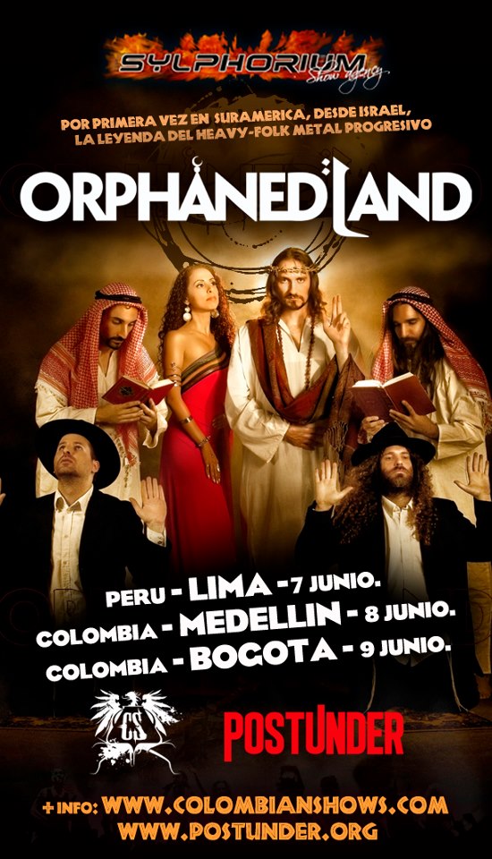 ORPHANED LAND en Colombia 2013
