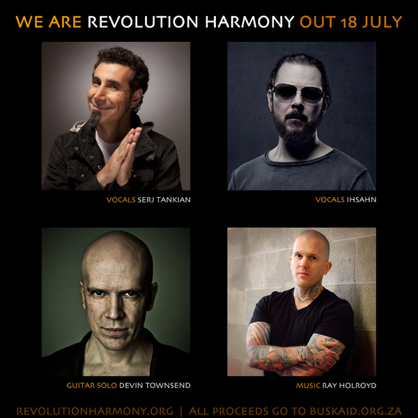 REVOLUTION HARMONY: Ihsahn, Devin Townsend y Serj Tankian juntos!