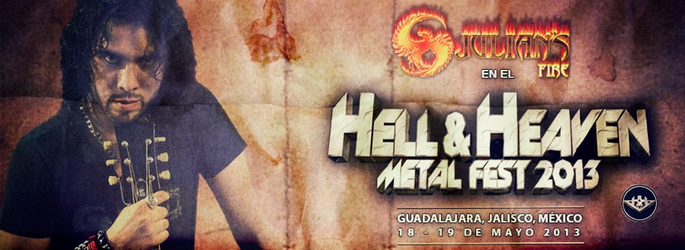 JuliansFire (Banda Colombiana) estará en el cierre de Hell And Heaven