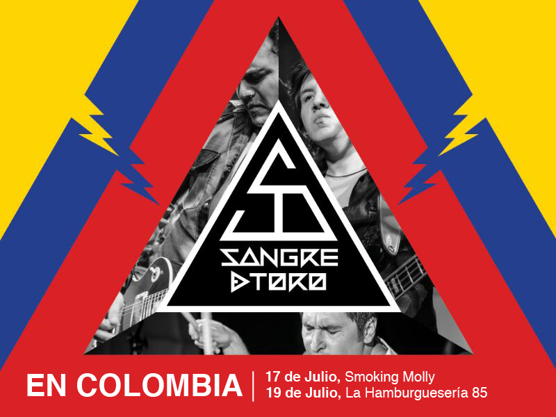 SANGRE DE TORO en Colombia: Jul 17 y 19 en Bogota