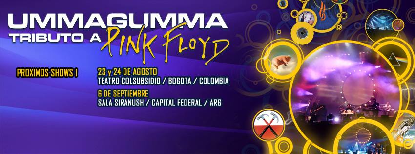 Ummagumma el Tributo Argentino a Pink Floyd llega a Colombia