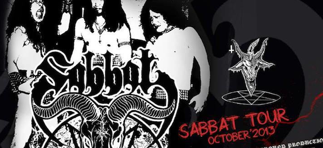 SABBAT en Colombia, Oct 17 en Medellín / Oct 18 Bogotá