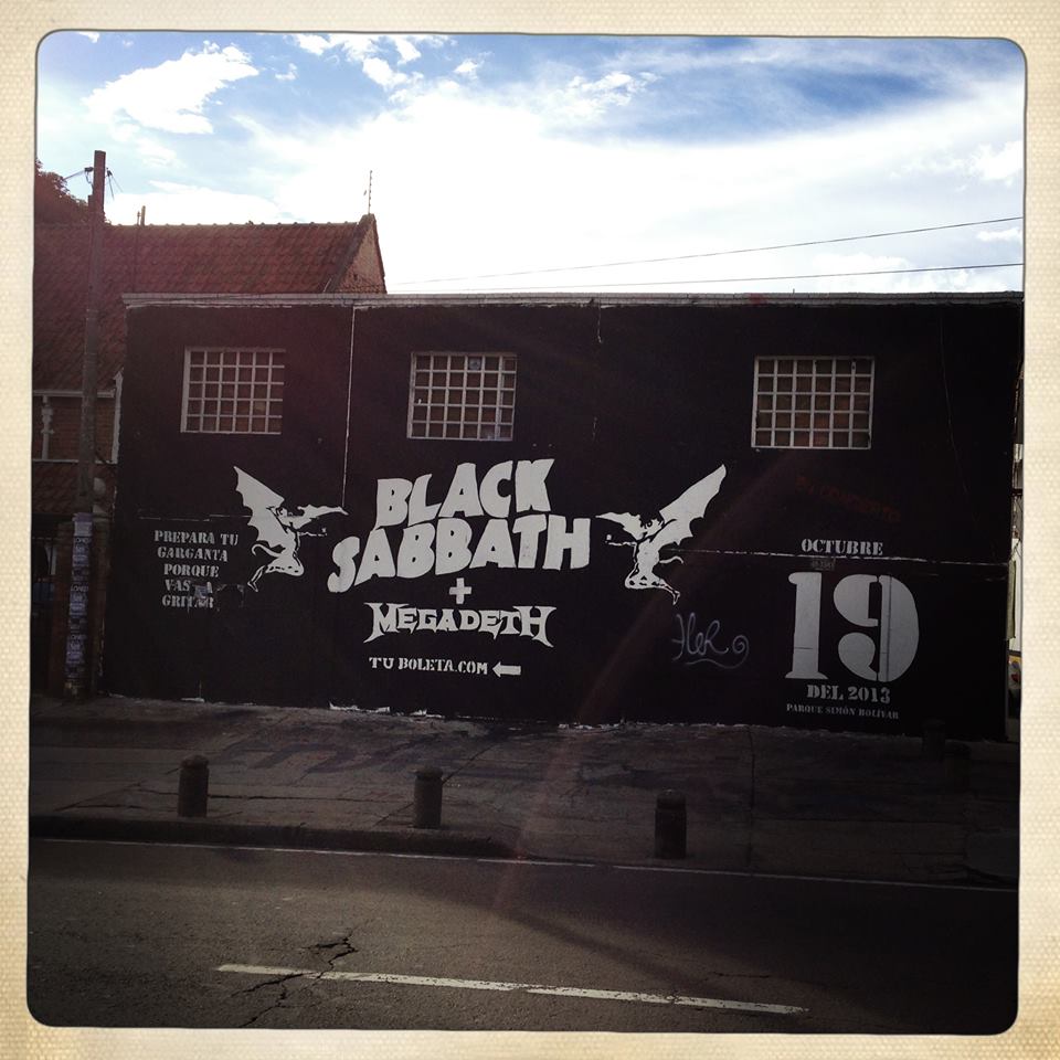 Reseña concierto de MEGADETH + BLACK SABBATH en Colombia 2013