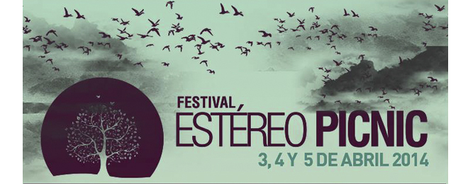 Cartel de bandas Festival Estéreo Picnic 2014 – NINE INCH NAILS, RED HOT CHILI PEPPERS, PHOENIX, THE PIXIES en Colombia 2014