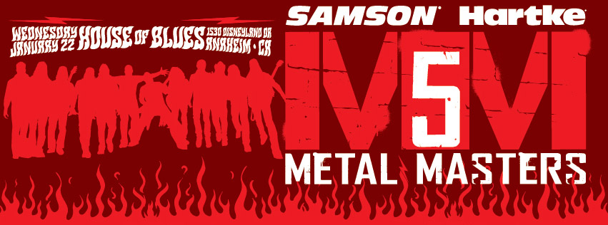 METAL MASTERS 5: con miembros de Anthrax, Down, Slayer, etc…