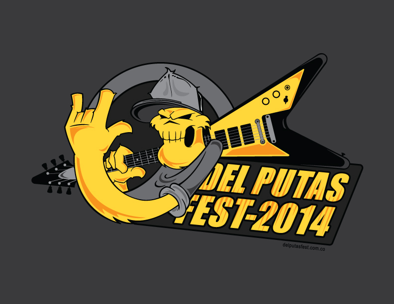 Cartel bandas DEL PUTAS FEST 2014