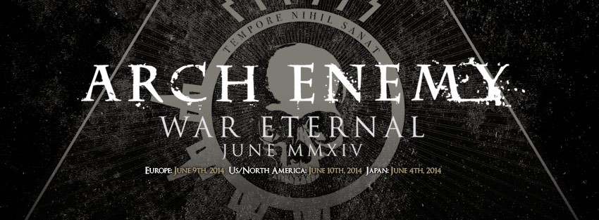 ARCH ENEMY: portada, tracklist y fecha de lanzamiento para “War Eternal”
