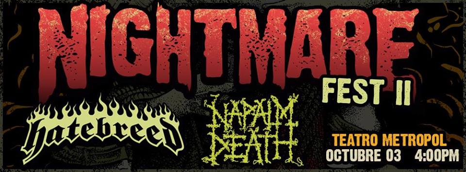 NAPALM DEATH Colombia 2014