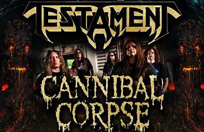 TESTAMENT + CANNIBAL CORPSE Colombia 2015