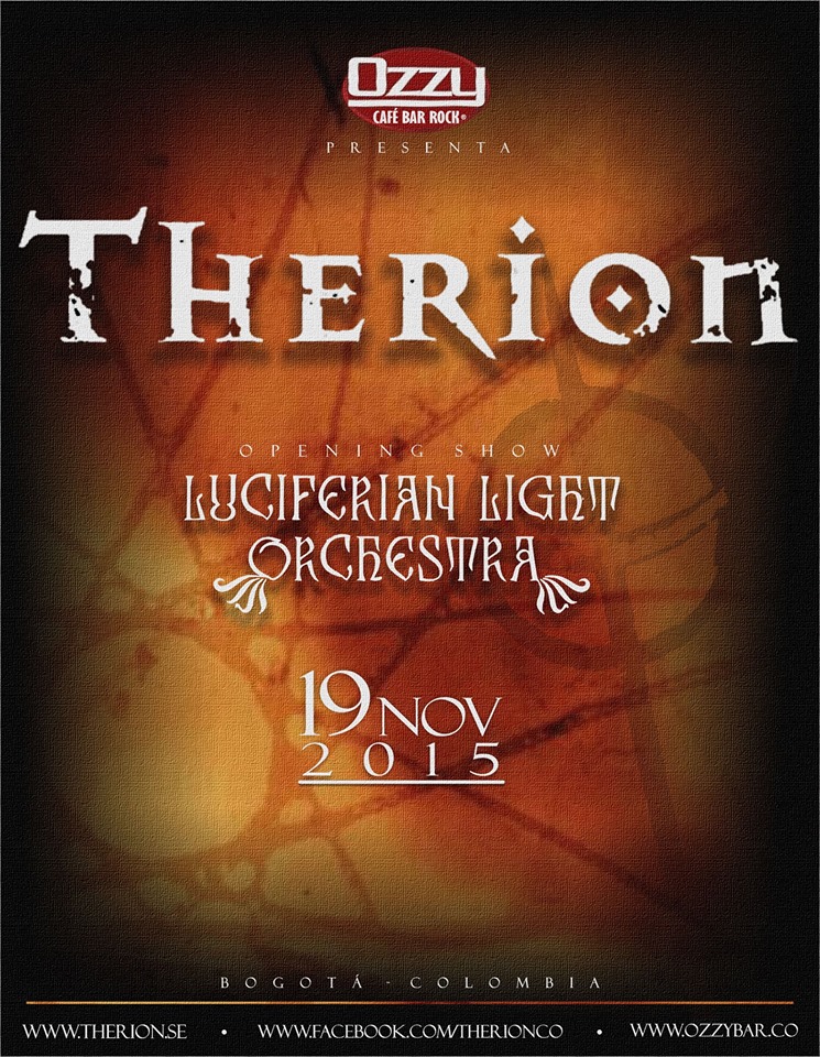THERION + LUCIFERIAN LIGHT ORCHESTRA Colombia 2015