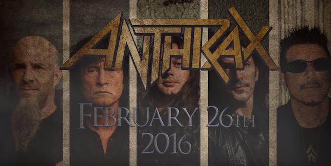 ANTHRAX: titulo y fecha de lanzamiento de su nuevo disco