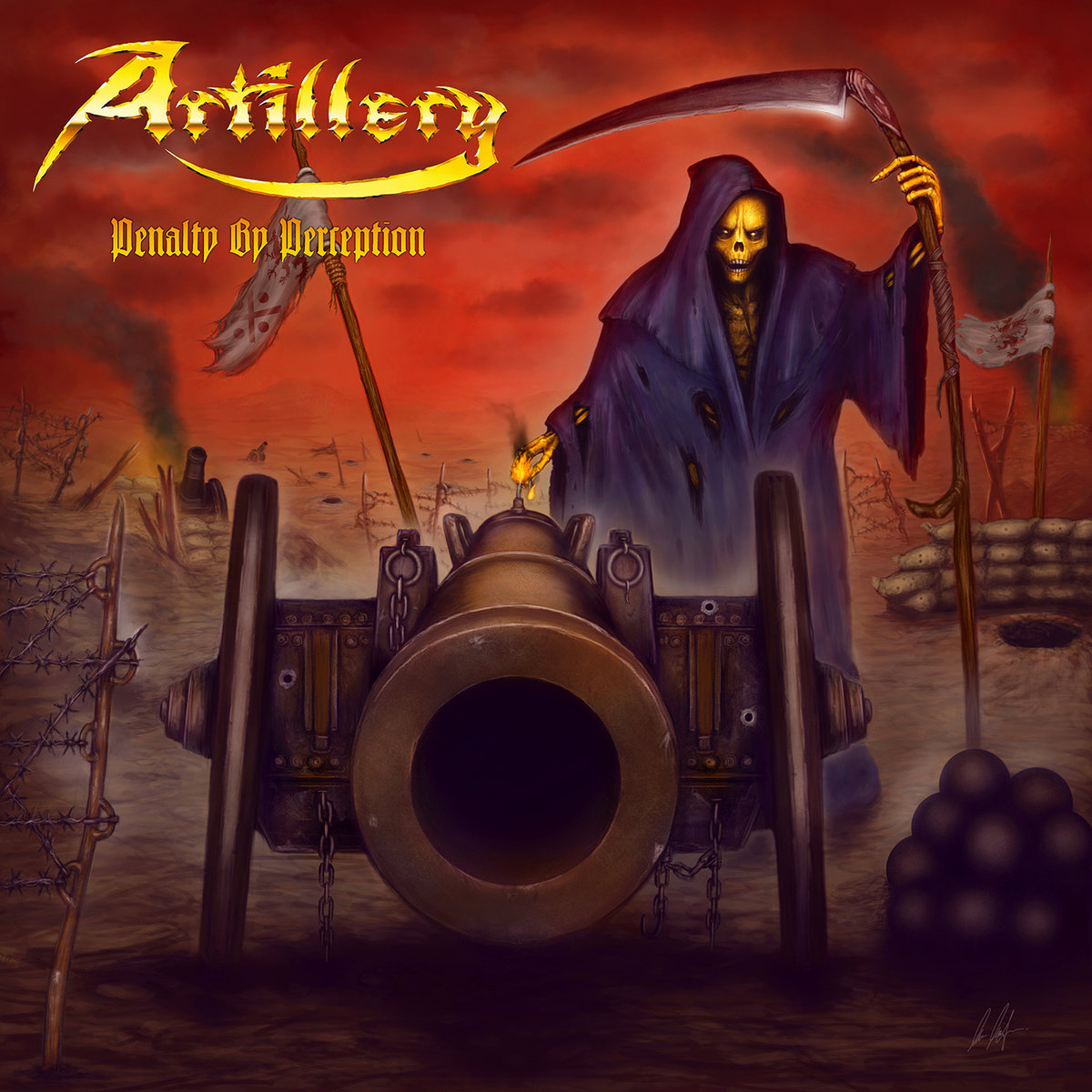 ARTILLERY: titulo, portada, tracklist y fecha de lanzamiento para su nuevo trabajo