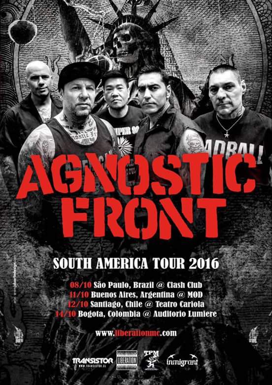 agnostic front sudamerica 2016