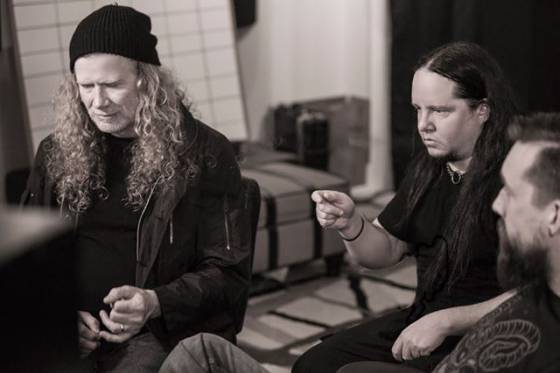 DAVE MUSTAINE (Megadeth) y JOEY JORDISON (ex-Slipknot) en estudio