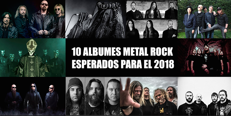 Los 10 álbumes de ROCK, METAL más esperados para el 2018