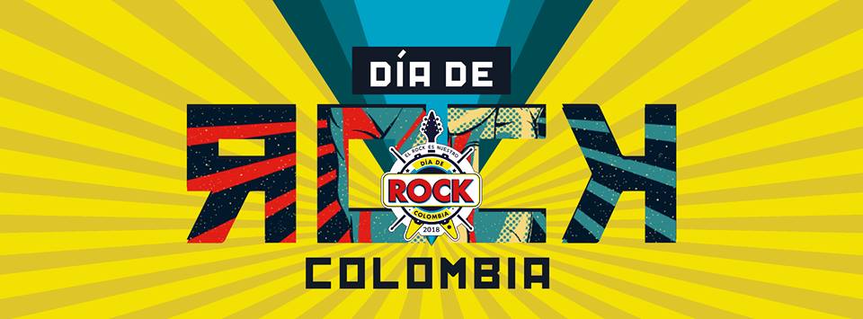 CARTEL DE BANDAS FESTIVAL DÍA DE ROCK COLOMBIA 2018