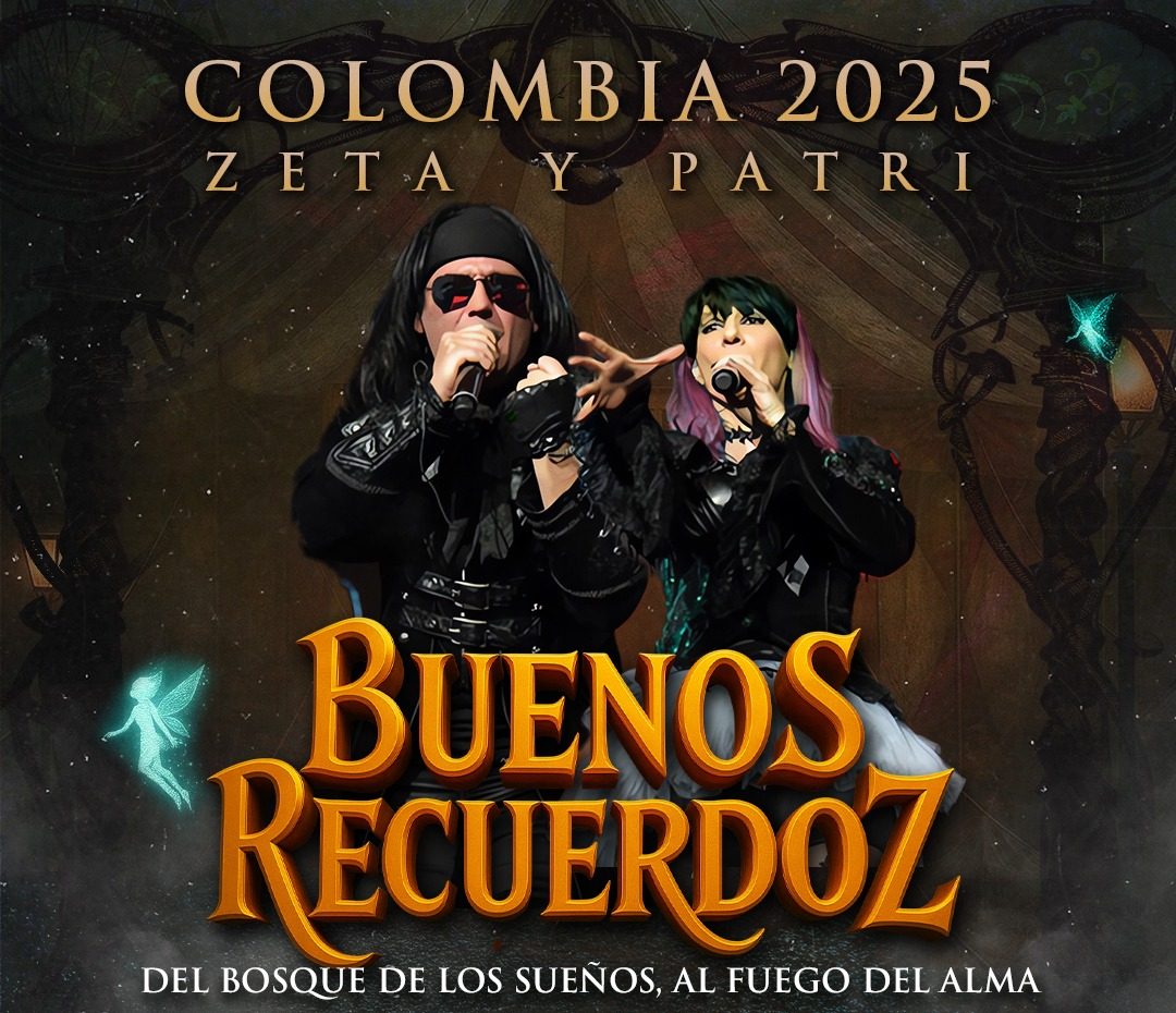 Zeta & Patri confirman gira en Colombia 2025 con Buenos Recuerdoz: Cali, Bogotá, Medellín y Pereira