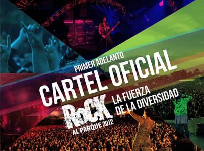 cartel oficial Rock al parque 2012 bandas
