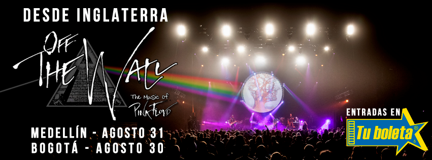 Off The Wall Pink Floyd Tribute APLAZADO Colombia Medellin y Manizales 2013