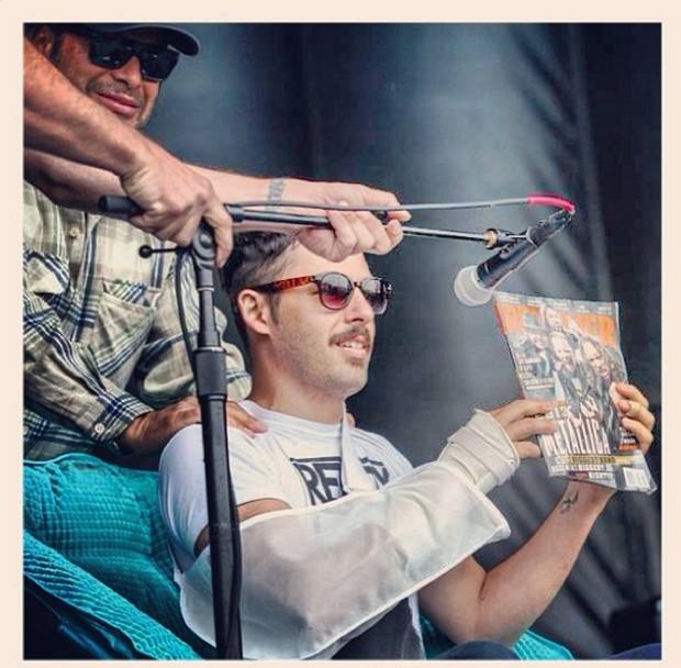 THE DILLINGER ESCAPE PLAN: cancelan giras de verano, Ben Weinman se fractura la mano