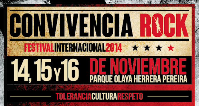 FESTIVAL CONVIVENCIA ROCK 2014: toda la programación revelada