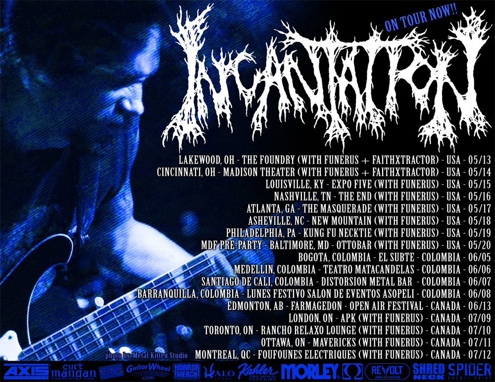 INCANTATION Colombia 2015 CANCELADO !!!