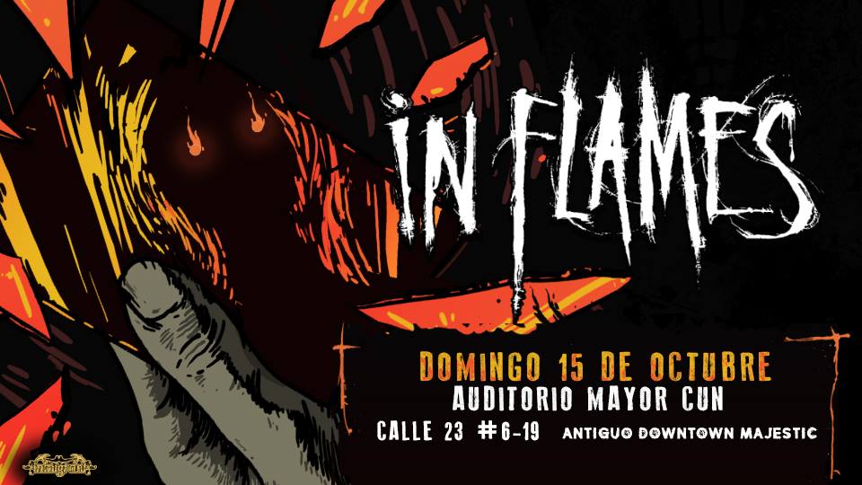 IN FLAMES en Colombia 2017
